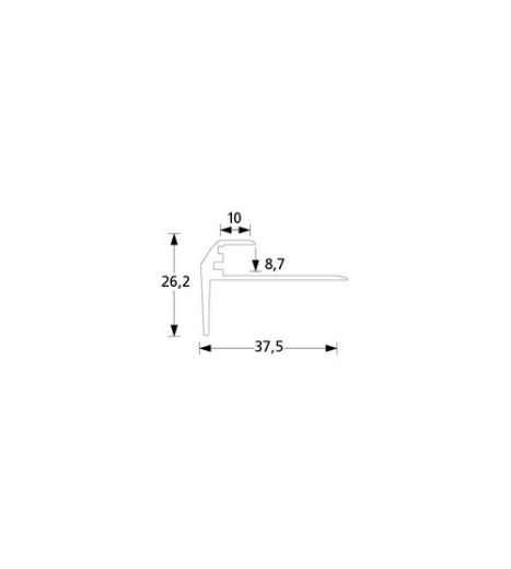 Billede af Trappefork. t/ 8,5mm MAT
